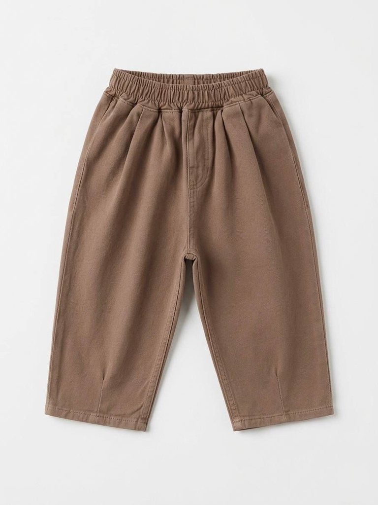 Brown Denim Ballon Pants (2-3Y)